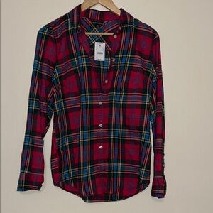 NWT J.Crew plaid shirt.
